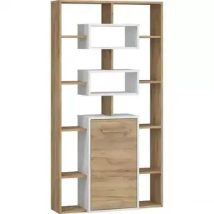 Regál RIO 1D craft fehér/arany kép