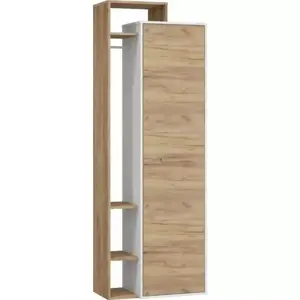 Szekrény RIO L1D craft fehér/arany kép