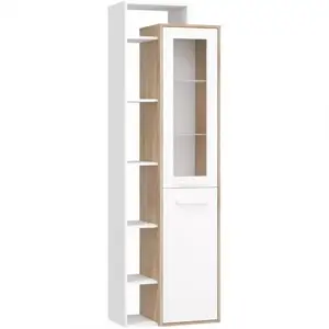 Vitrin L1D Rio-26 fényes sonoma/fehér kép