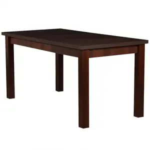 Asztal ST28 160X80+40 L dió kép