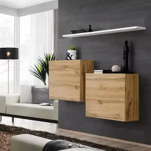 Komód+Falipolc Switch Sb I Wotan/Fehér kép