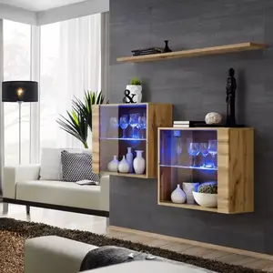 Komód+Falipolc Switch Sb III Led Wotan kép