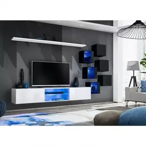 Nappali Bútor Switch Xxi Fehér/Fekete kép