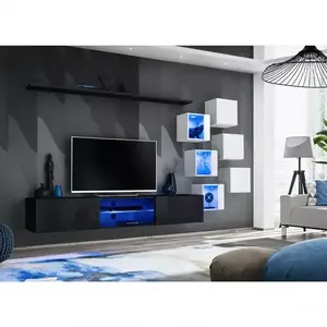 Nappali Bútor Switch Xxi Fekete/Fehér kép