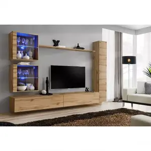 Nappali bútor Switch XVIII üveg +LED Wotan kép