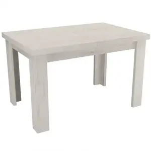 Kinyitható asztal kiscsi Kora 120/160x80cmx80 kraft fehér kép