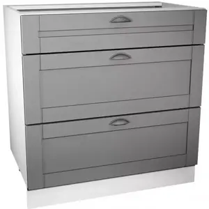 Konyhaszekrény Linea D80S3 grey kép