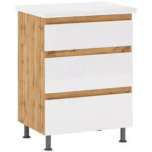 Konyhaszekrény Magnolia D60 3S kép