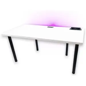 Asztal gamerek számára 160x80x36 Model 3 fehér Top kép