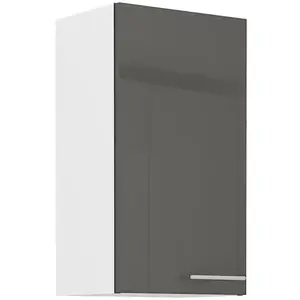 Konyhaszekrény Lara 40g-72 1f Mdf szürke fényes kép