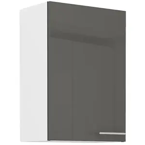 Konyhaszekrény Lara 50g-72 1f Mdf szürke fényes kép