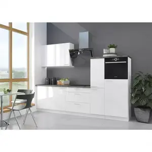 Konyhabútor Lara 280 Mdf fehér fényes kép
