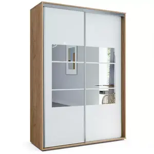Szekrény Emilia A2 150 Craft aranysárga /fehér kép