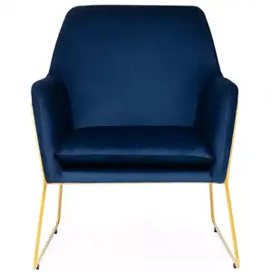 Fotel Milan Bluvel 86/arany kép