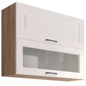Konyhaszekrény Smart 42g Sonoma/fehér Mat kép