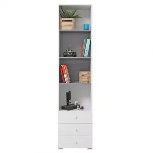 Regál Sigma Si7 fehér Lux/Konkrét kép
