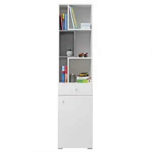 Regál Sigma Si8 fehér Lux/Konkrét kép