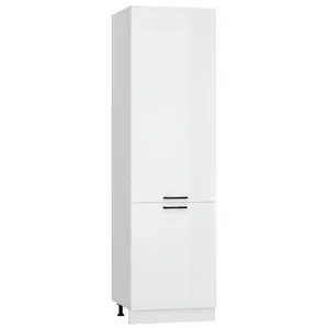 Konyhaszekrény Oscar D60lo 2133 Pl 2fr fehér fényes/fehér kép
