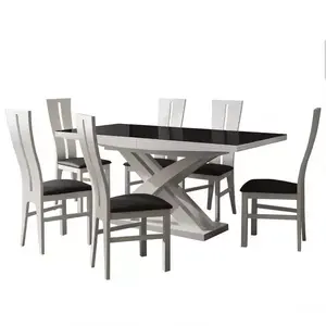 Étkező készlet Artur 1+6 ST715 I KR648 PIK 14 fehér fényes safari kép
