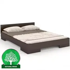 Ágy fábol bükkfa Skandica Spectrum 140x200 Palisander kép