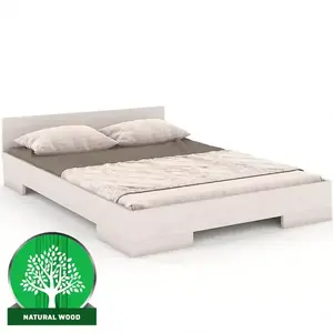 Ágy fábol bükkfa Skandica Spectrum 160x200 fehér kép