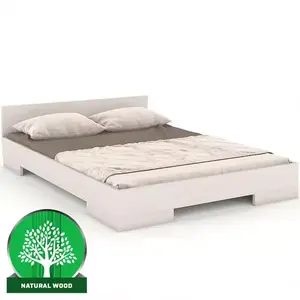 Ágy fábol bükkfa Skandica Spectrum 200x200 fehér kép