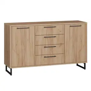 Komód Remius 2d4s Tölgy craft aranysárga kép