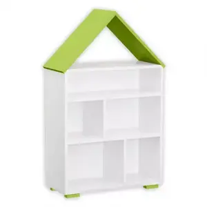 Regál Bb01 Chata fehér+zöld kép