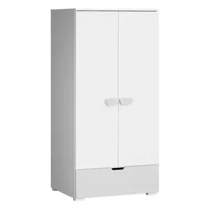 Szekrény Lulu 2d+1sz Biely+szürke kép