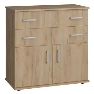 Komód 2+2 Bl Tölgy craft aranysárga kép