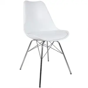 Szék DM44-39B WHITE kép