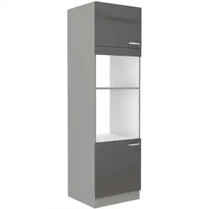 Konyhaszekrény Szürke 60dpm-210 2f kép