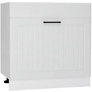 Konyhaszekrény Irma D80zl S/1 Zasl Világosszürke mat kép