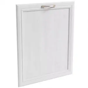 Mosogatógép elülső fal MDF 713x596 fehér/tölgy lancelot kép