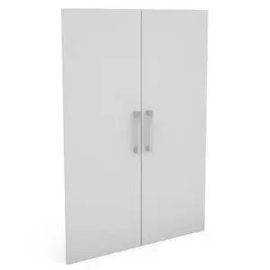Készlet 2 ajtó regál Torino 75x1, 6x105 cm fehér kép