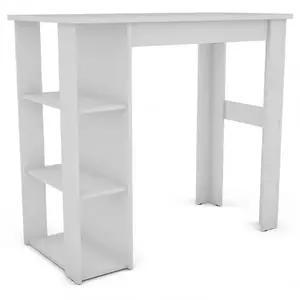 Asztal Barowy Vistig 120x58x108cm fehér 654773 kép
