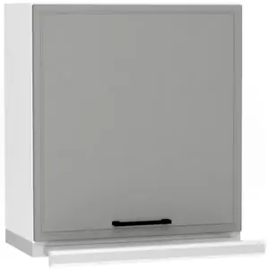 Konyhaszekrény Emily W60/68 Slim Pl ezüst kapucnival Dast Grey kép