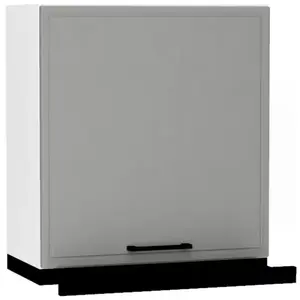 Konyhaszekrény Emily W60/68 Slim Pl S fekete kapucnival Dast Grey kép