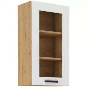 Konyhaszekrény LUNA fehér mat/artisan 40gs-90 1f kép