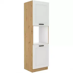 Konyhaszekrény LUNA fehér mat/artisan 60dp-210 2f kép