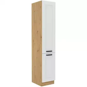 Konyhaszekrény LUNA fehér mat/artisan 40dk-210 2f kép