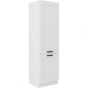 Konyhaszekrény LUNA fehér mat/fehér 60dk-210 2f kép