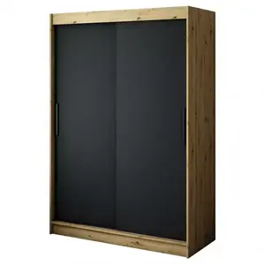 Szekrény Halifax T 150 Tölgy Artisan/fekete kép