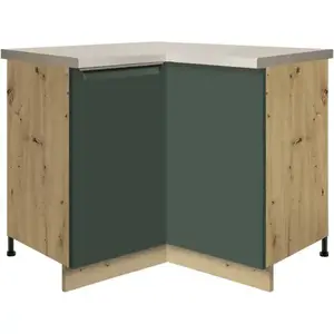 Konyhaszekrény Glamour 16d Uni Green Polc kép