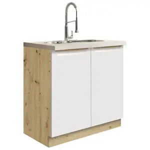 Konyhaszekrény Glamour12d White kép