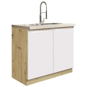 Konyhaszekrény Glamour13d White kép