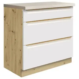 Konyhaszekrény Glamour 22d White kép
