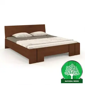 Ágy fa bükkfa Skandica Vestre maxi 180X200 cm dió kép