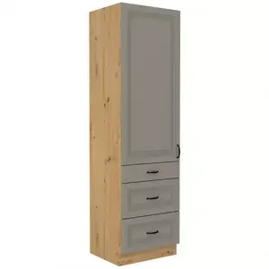 Konyhaszekrény Stilo claygrey/artisan 60dks/210 3s 1f kép