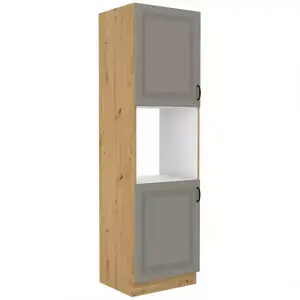 Konyhaszekrény Stilo claygrey/artisan 60dp/210 2f kép